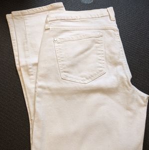 DKNY white jeans